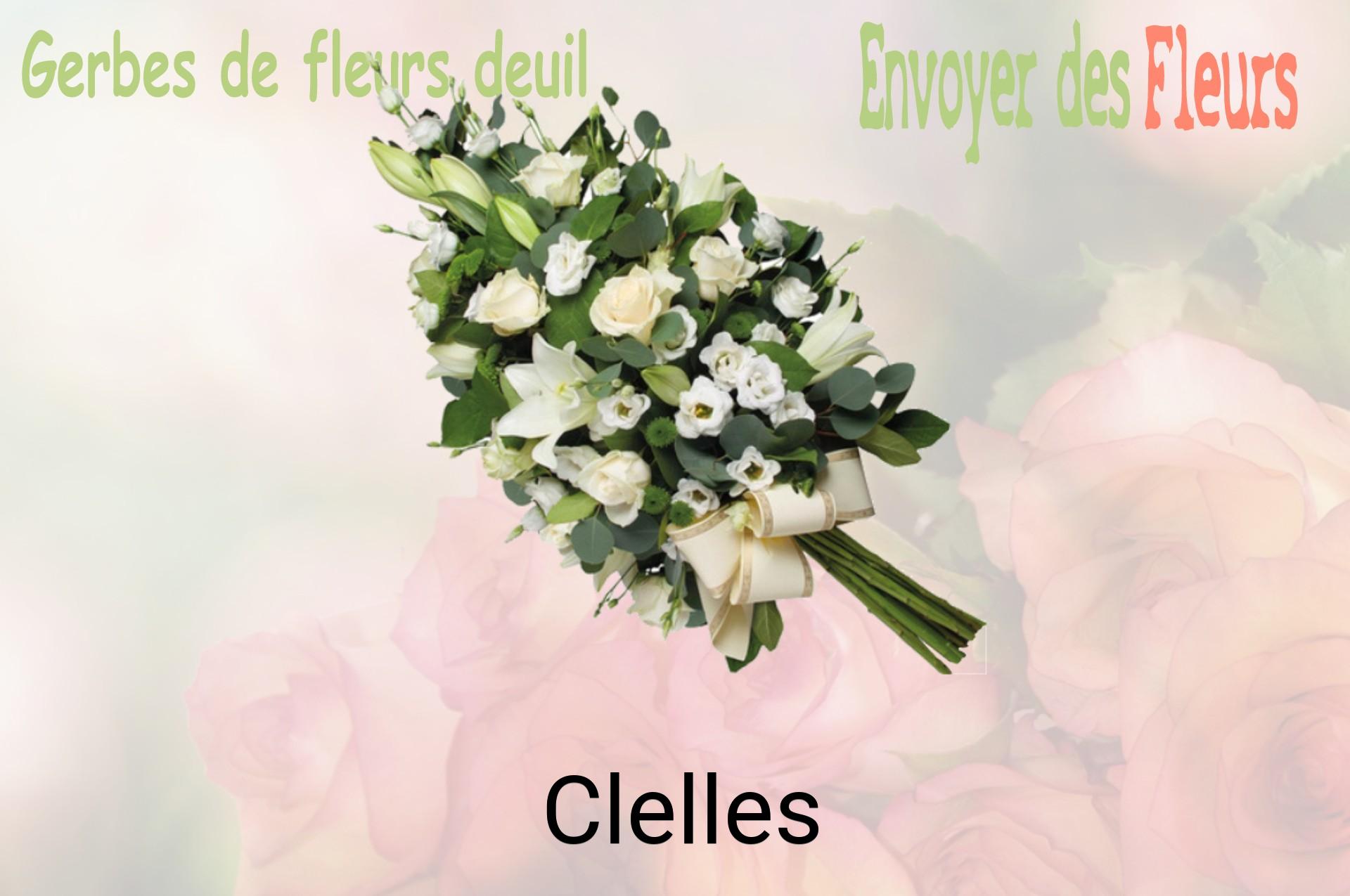 Gerbe de fleurs de deuil livrée à Clelles